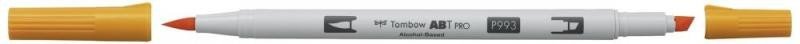Tombow Oboustranný štětcový lihový fix ABT PRO - chrome orange