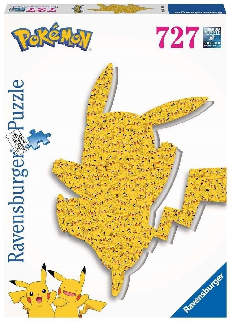 Levně Ravensburger Puzzle - Pokémon Pikachu silueta 727 dílků