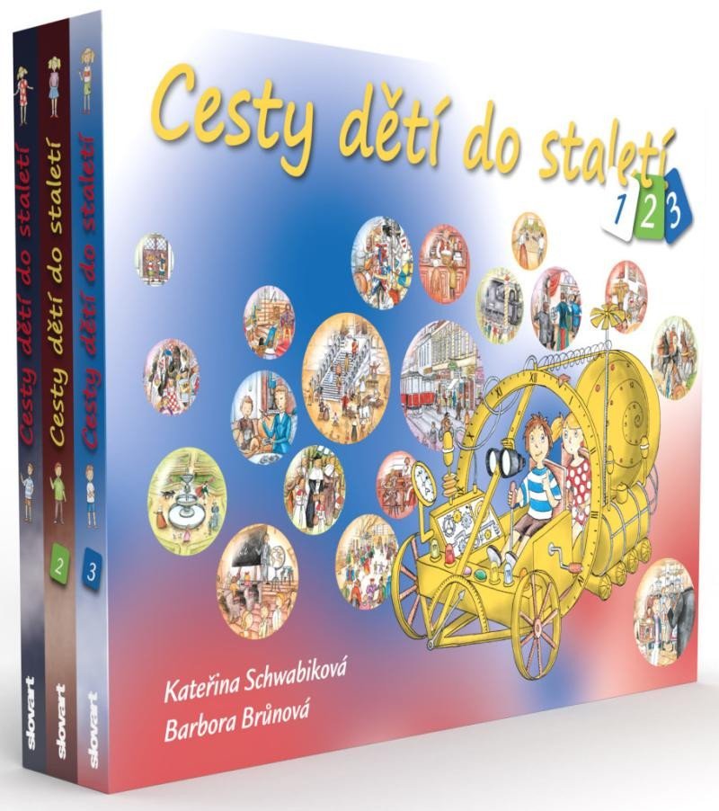 Cesty dětí do staletí - BOX 3 knihy - Kateřina Schwabiková