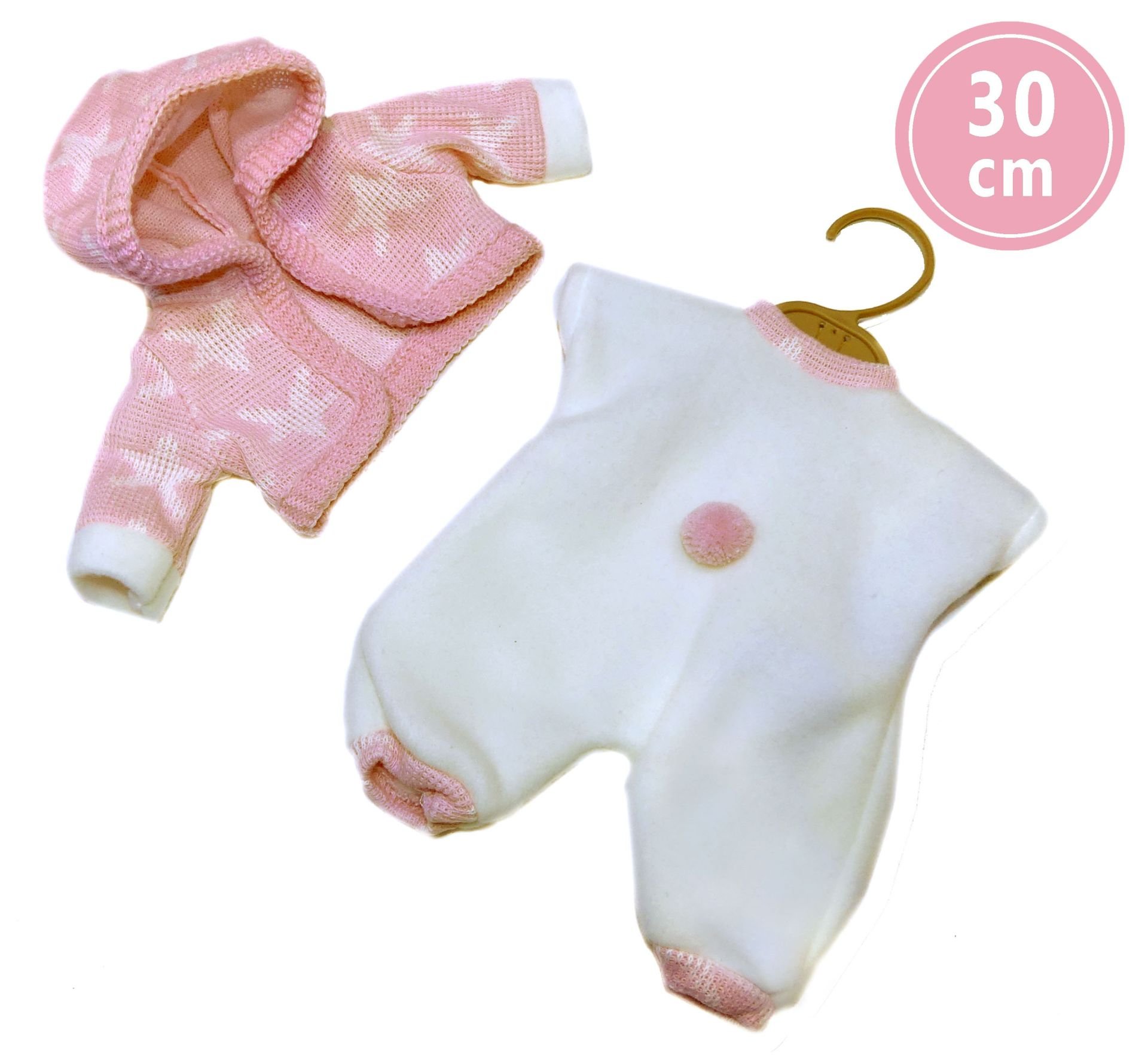 Levně Llorens 4-M30-002 obleček pro panenku miminko velikosti 30 cm