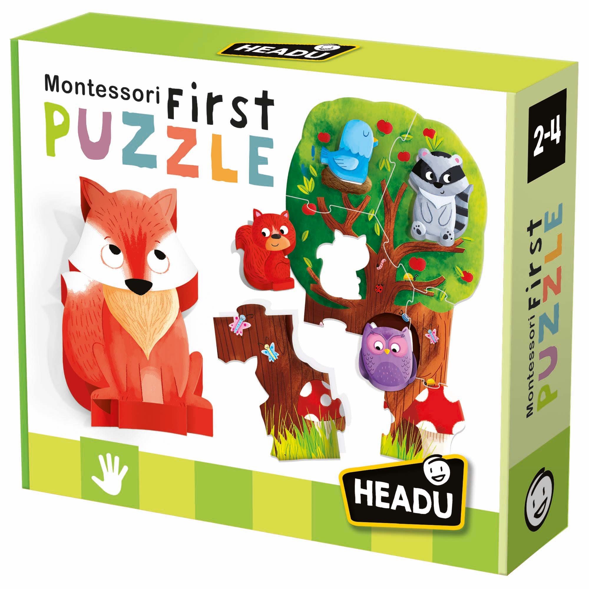 Levně Headu: Montessori Moje první puzzle - Les