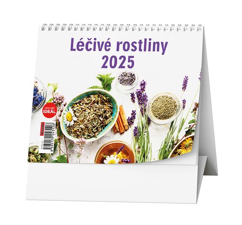 Levně Léčivé rostliny 2025 - stolní kalendář