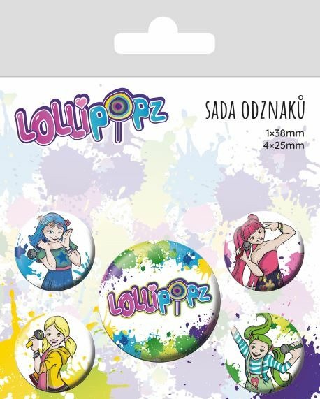 Levně Lollipopz - set odznaků - EPEE