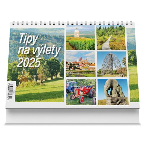 Levně Tipy na výlety 2025 - stolní kalendář