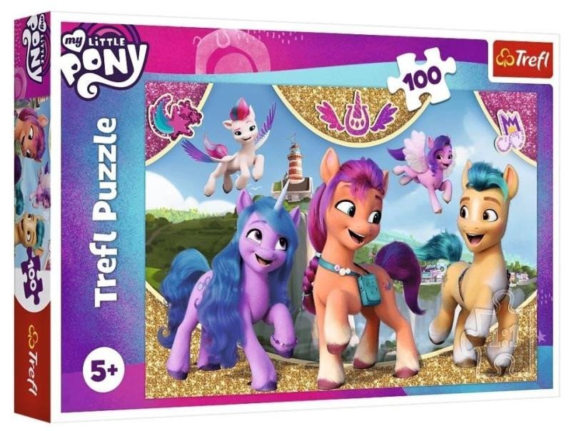 Levně Trefl Puzzle My Little Pony - Pestrobarevné přátelství / 100 dílků
