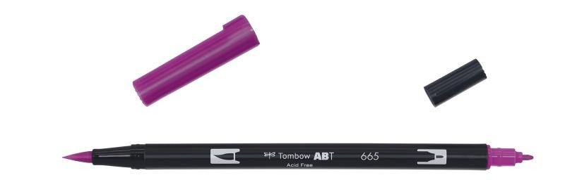 Levně Tombow Oboustranný štětcový fix ABT - purple