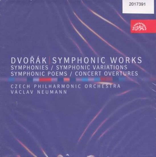 Levně Kompletní symfonie, Symfonické básně, Symfonické variace, Koncertní předehry - 8CD - Antonín Dvořák