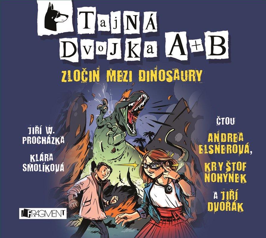 Levně Tajná dvojka A + B - Zločin mezi dinosaury (audiokniha pro děti) - Jiří W. Procházka