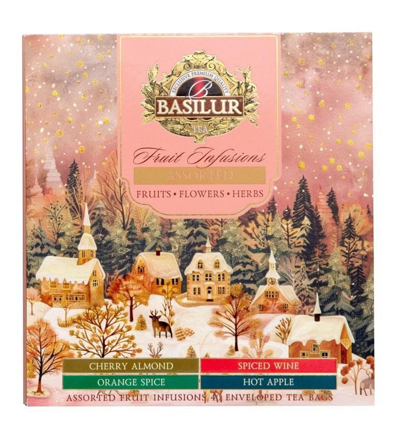 Levně BASILUR Christmas Fruit 40 x1,8 g