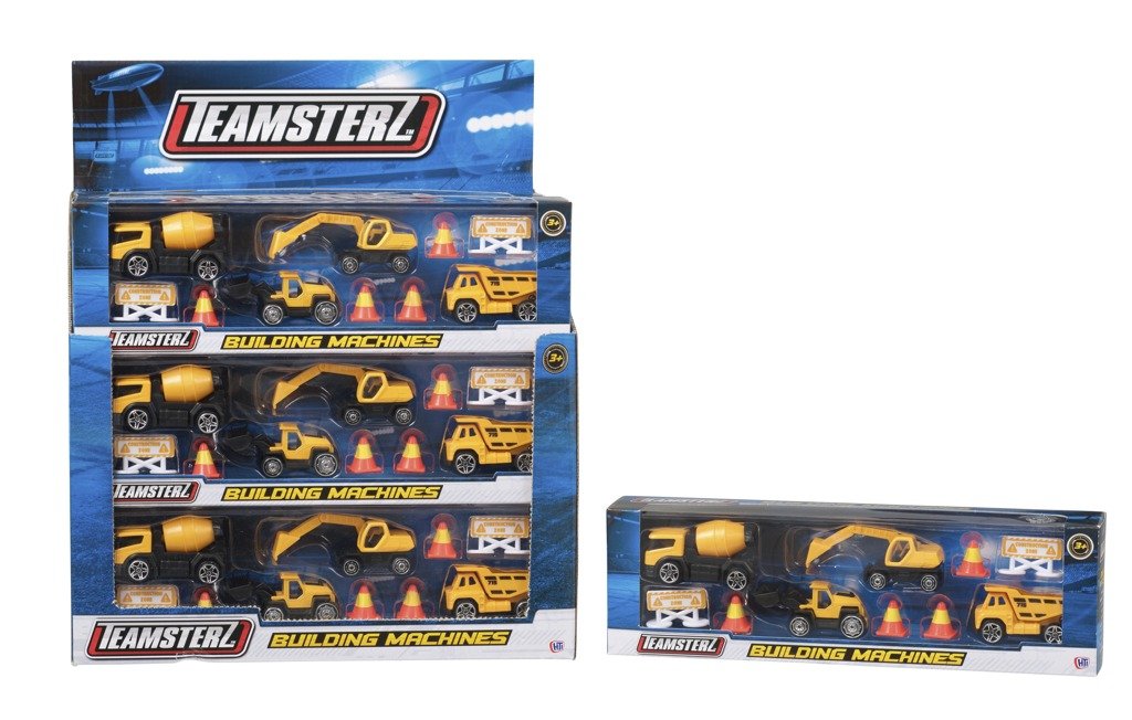 Teamsterz konstrukční mini set se stavebními stroji - Alltoys Halsall