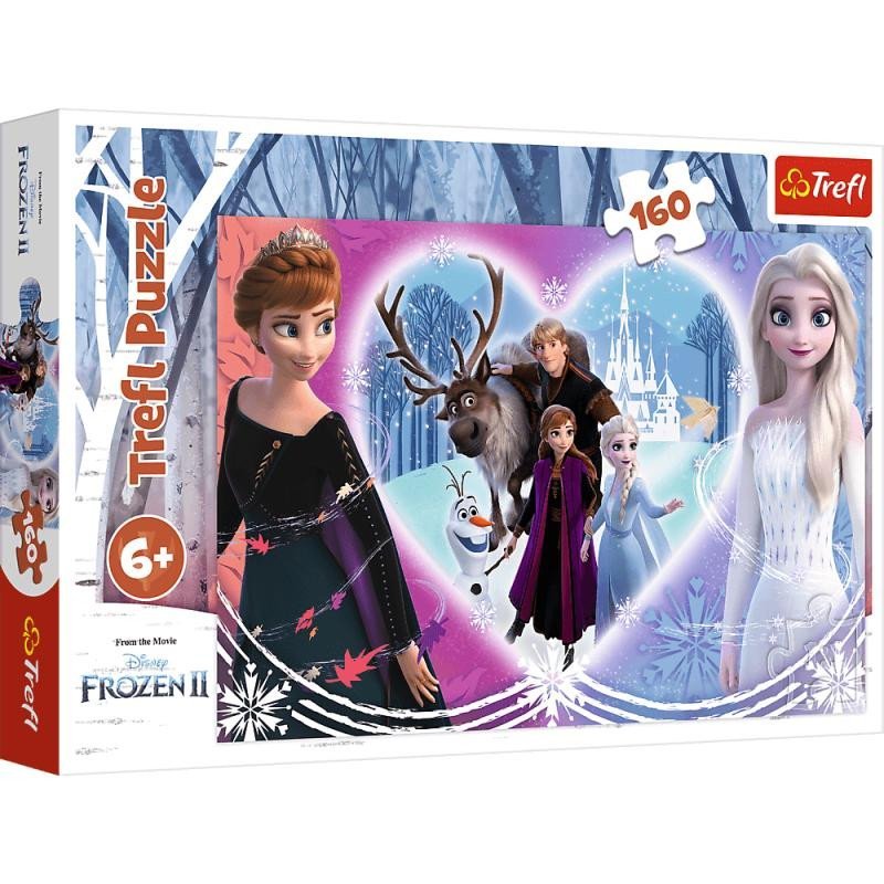 Levně Trefl Puzzle Frozen 2 - Radostné chvíle / 160 dílků