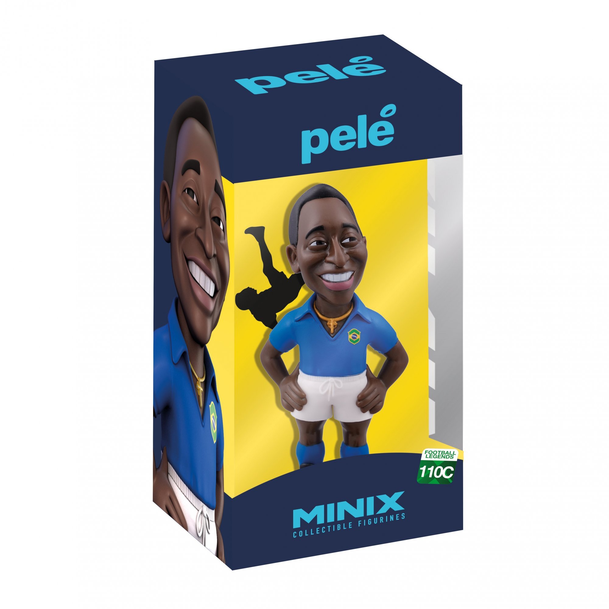 Levně MINIX Football Icon: Pelé - BRAZIL 2ND KIT