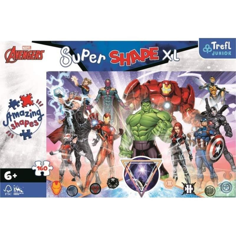 Levně Trefl Puzzle Super Shape XL Avengers 160 dílků