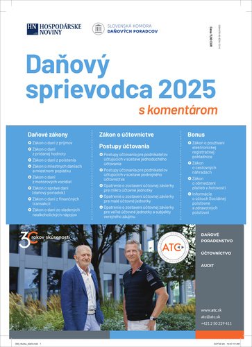 Levně Daňový sprievodca 2025