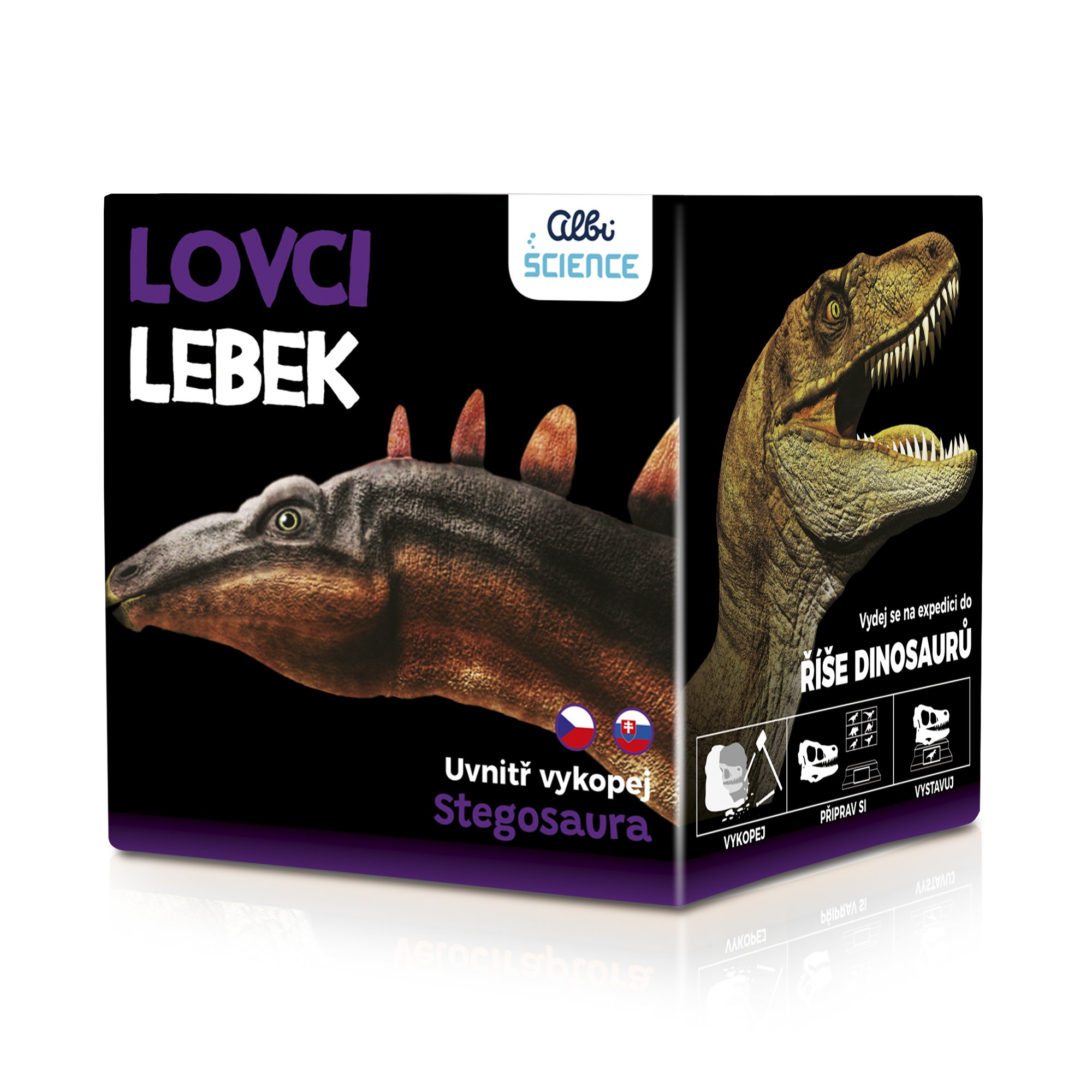 Levně Lovci lebek - Stegosaurus - Albi