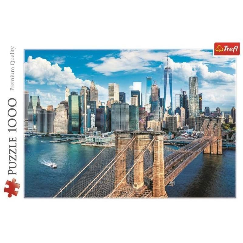Levně Trefl Puzzle Brooklynský most, New York, USA 1000 dílků