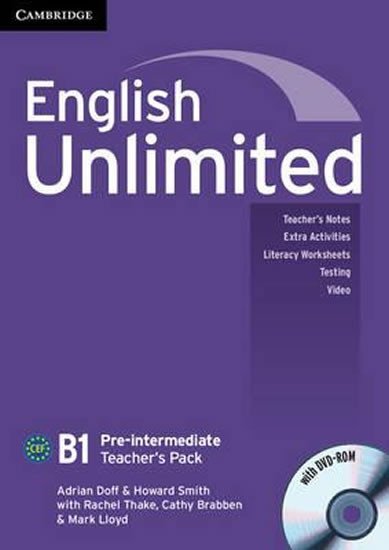 Levně English Unlimited Pre-intermediate Teachers Pack (Teachers Book with DVD-ROM) - Adrian Doff