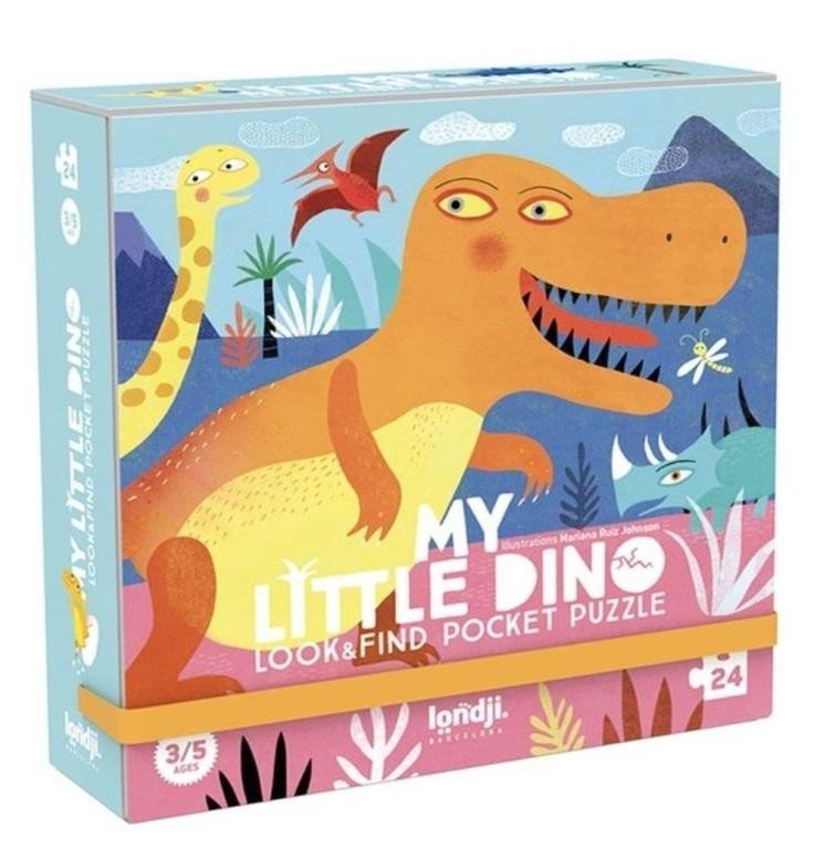 Product detail of LONDJI Kapesní puzzle Můj kamarád Dinosaurus - 24 pcs
