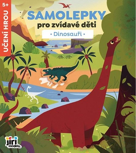 Levně Samolepky pro zvídavé děti Dinosauři