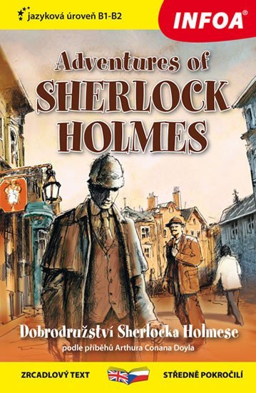 Levně Dobrodružství Sherlocka Holmese / Adventures of Sherlock Holmes - Zrcadlová četba (B1-B2) - Ashley Davies