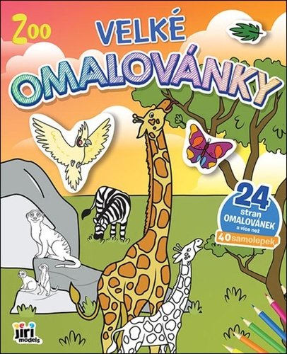 Levně Velké omalovánky Zoo