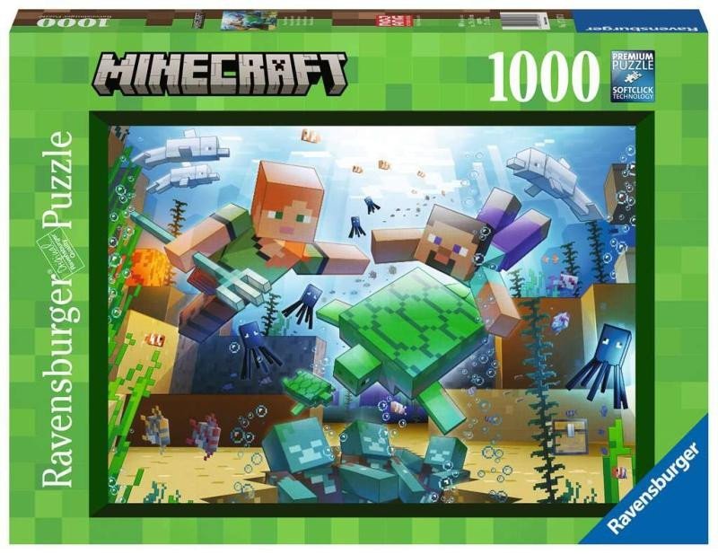 Levně Ravensburger Puzzle - Minecraft 1000 dílků