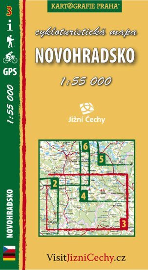 Levně Novohradsko - cykloturistická mapa č. 3 /1:55 000