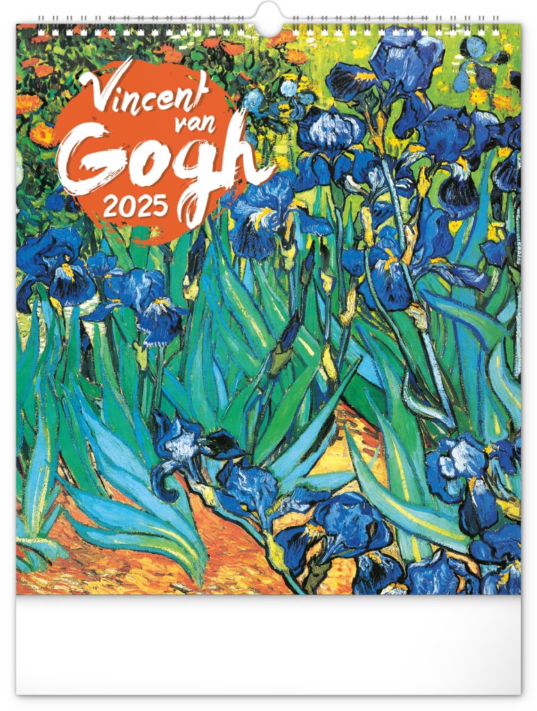 Levně Nástěnný kalendář Vincent van Gogh 2025, 30 × 34 cm