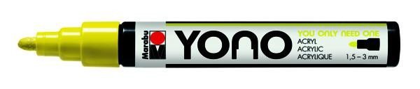 Levně Marabu YONO akrylový popisovač 1,5-3 mm - neonově žlutý
