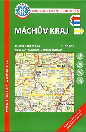 Levně KČT 15 Máchův kraj 1:50 000 / Turistická mapa, 1. vydání