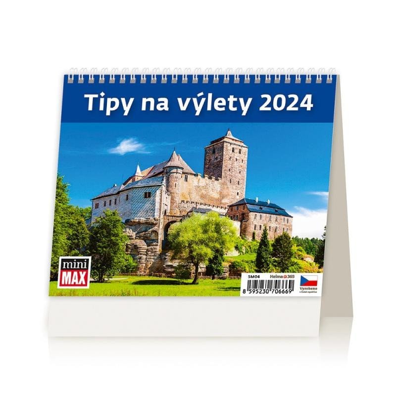 Levně Kalendář stolní 2024 - MiniMax Tipy na výlety