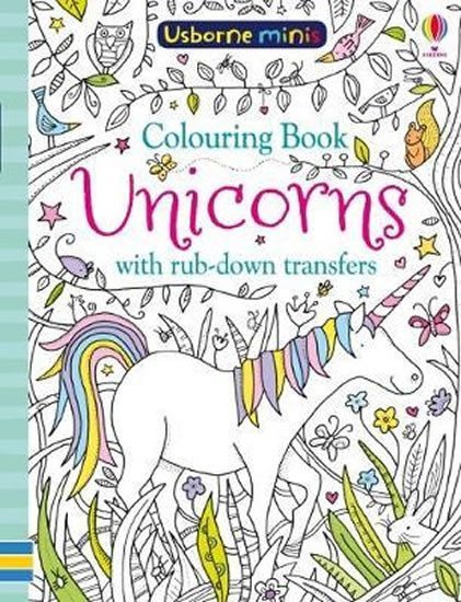 Colouring Book Unicorns with Rub-Down Transfers - Sam Smith