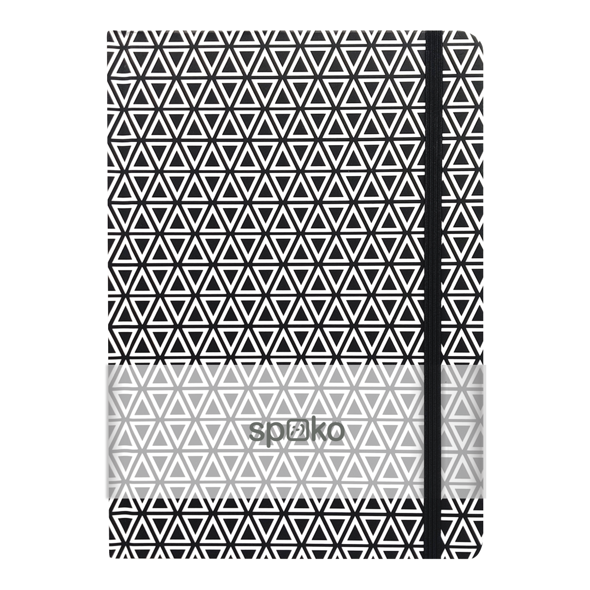 Levně Spoko zápisník, Linear III (trojúhelník), A5, 75 g, 96 stránek, linkovaný - 3ks