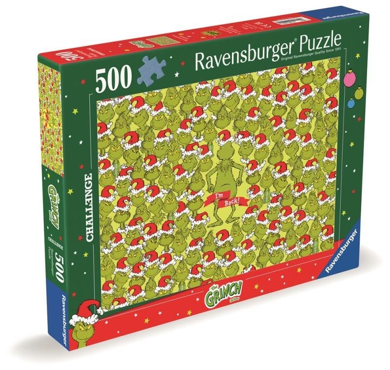 Levně Puzzle Challenge: Grinch 500 dílků