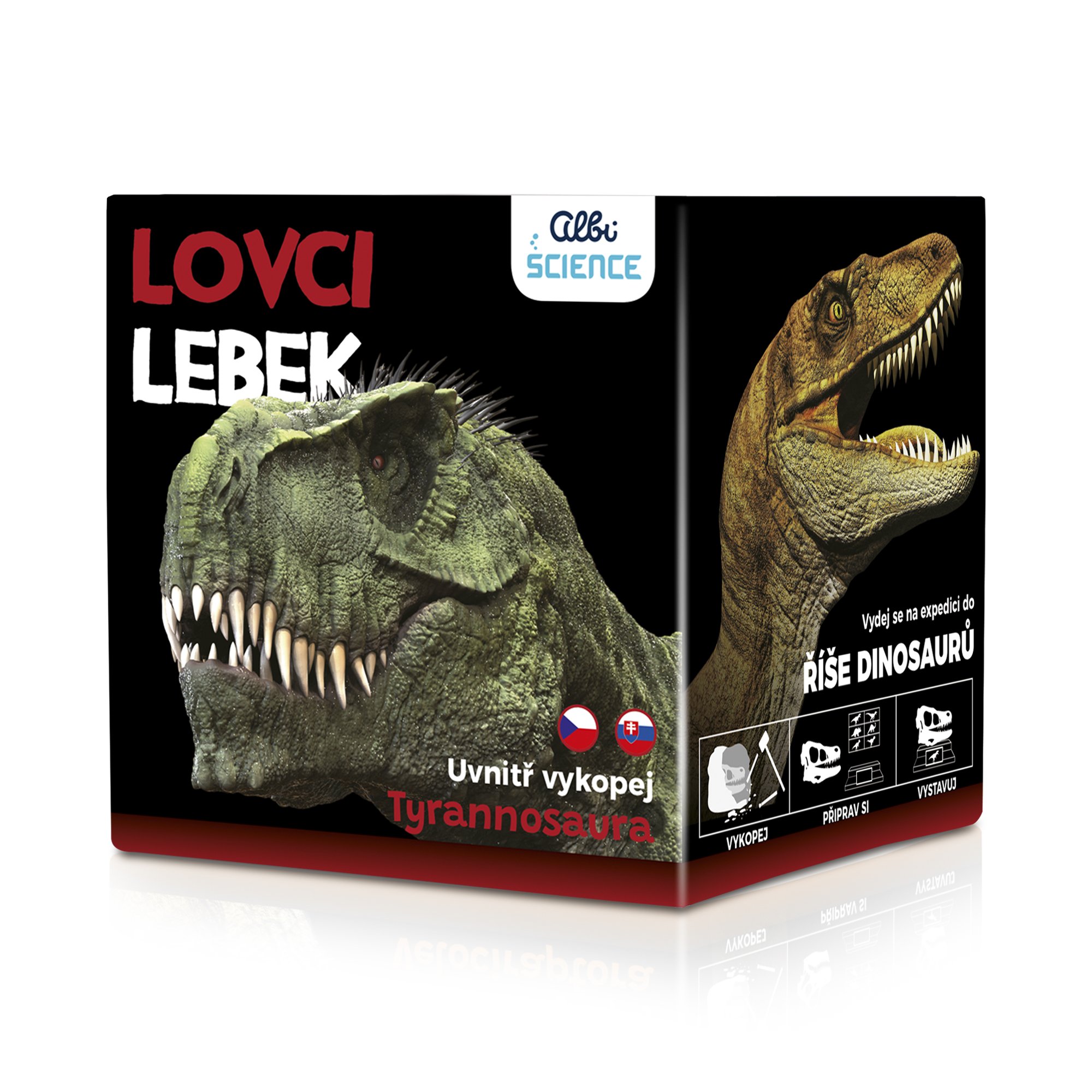 Levně Lovci Lebek - Tyrannosaurus - Albi