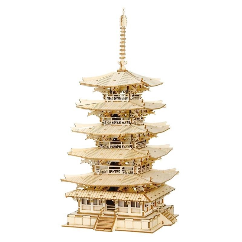Levně Puzzle 3D Pětipatrová pagoda/275 dílků,