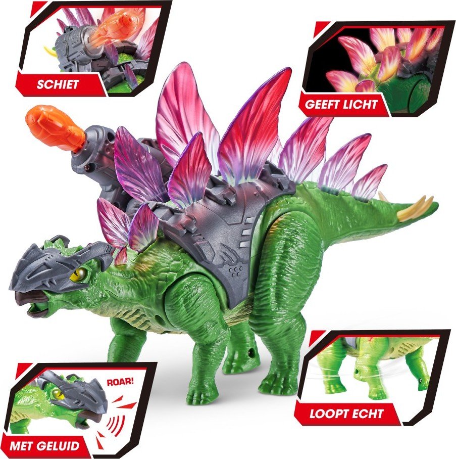 Robo Alive Stegosaurus svítící ve tmě - Alltoys