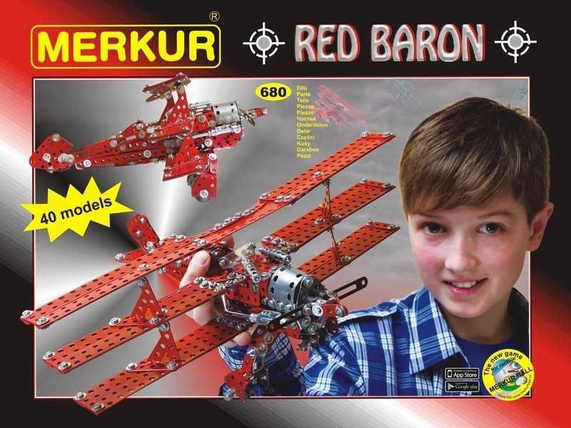 Levně Merkur Red Baron 680 dílů, 40 modelů