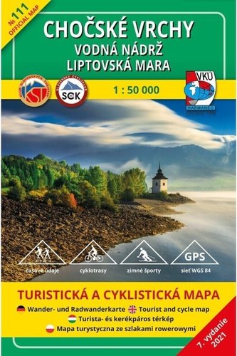 Levně TM 111 Chočské vrchy - vodná nádrž Liptovská Mara 1: 50 000