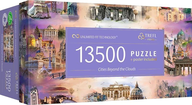 Levně Puzzle Města za oblaky 13500 dílků