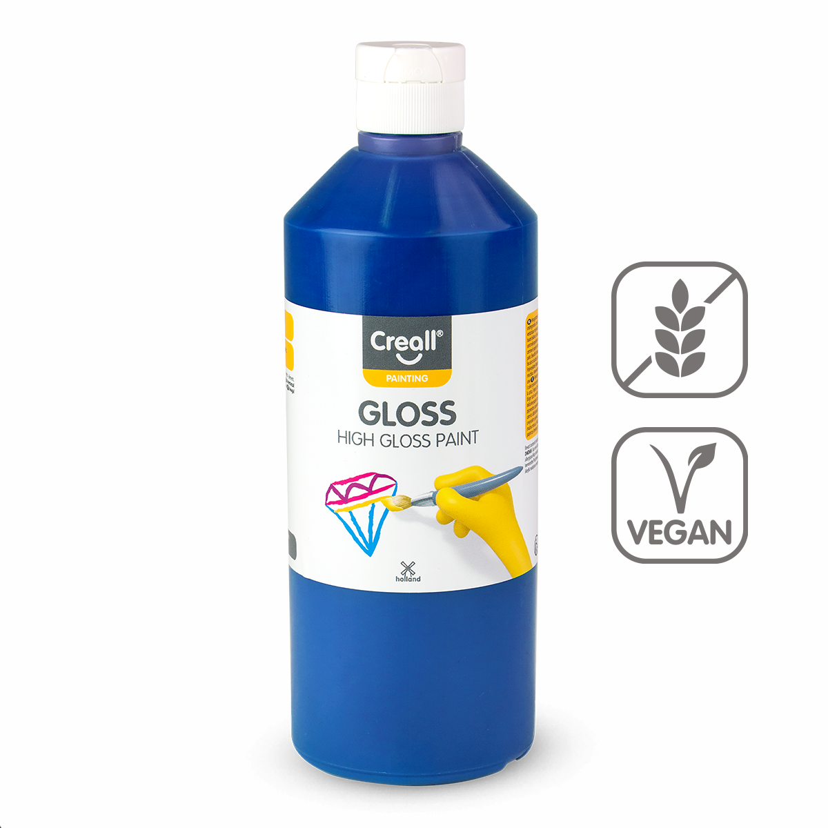 Product detail of Creall barva s vysokým leskem Gloss, 500 ml, tmavě modrá
