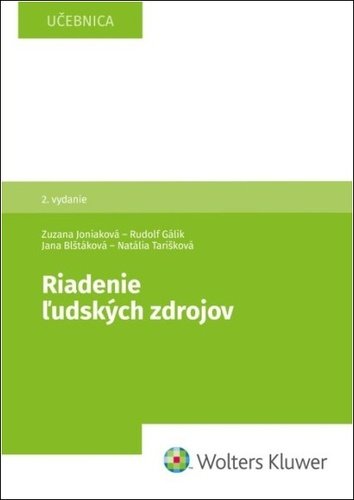 Riadenie ľudských zdrojov - Zuzana Joniaková; Jana Blštáková; Natália Tarišková; Rudolf Gálik