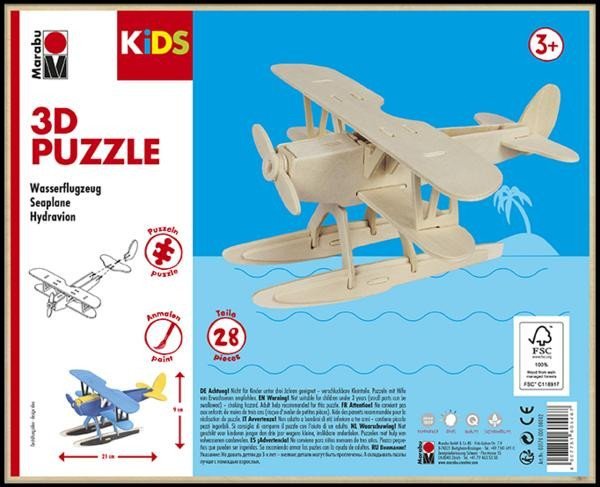 Levně Marabu KiDS 3D Puzzle - Seaplane