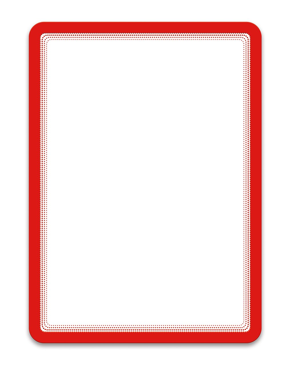 Levně djois Magneto - samolepicí rámeček, A4, červený, 2 ks
