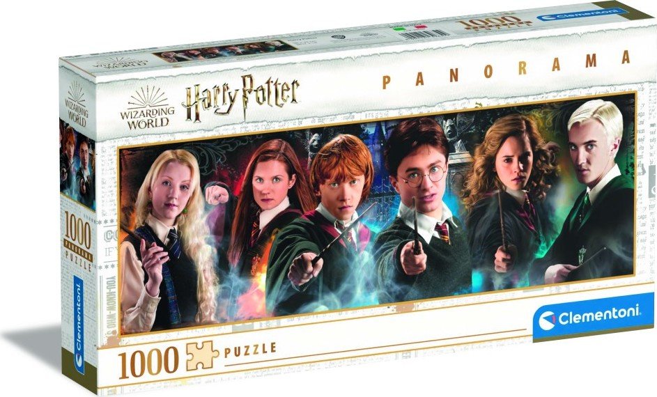 Levně Clementoni Puzzle Panorama - Harry Potter 1000 dílků - Play Go