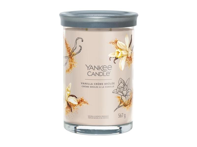 Levně YANKEE CANDLE Vanilla Creme Brulée svíčka 567g / 2 knoty (Signature tumbler velký )