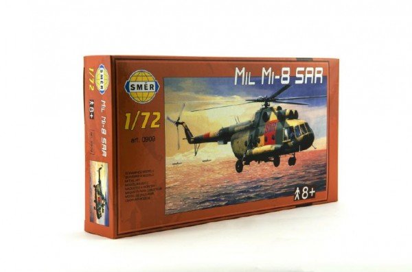 Levně Model Mil Mi-8 SAR 1:72 25,5x29,5 cm v krabici 34x19x6cm
