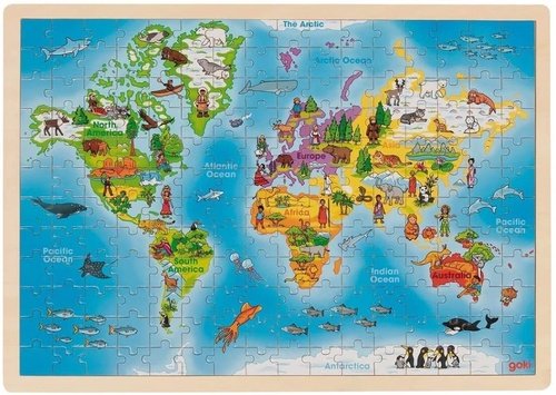 Levně Dřevěné puzzle Náš svět 192 dílků