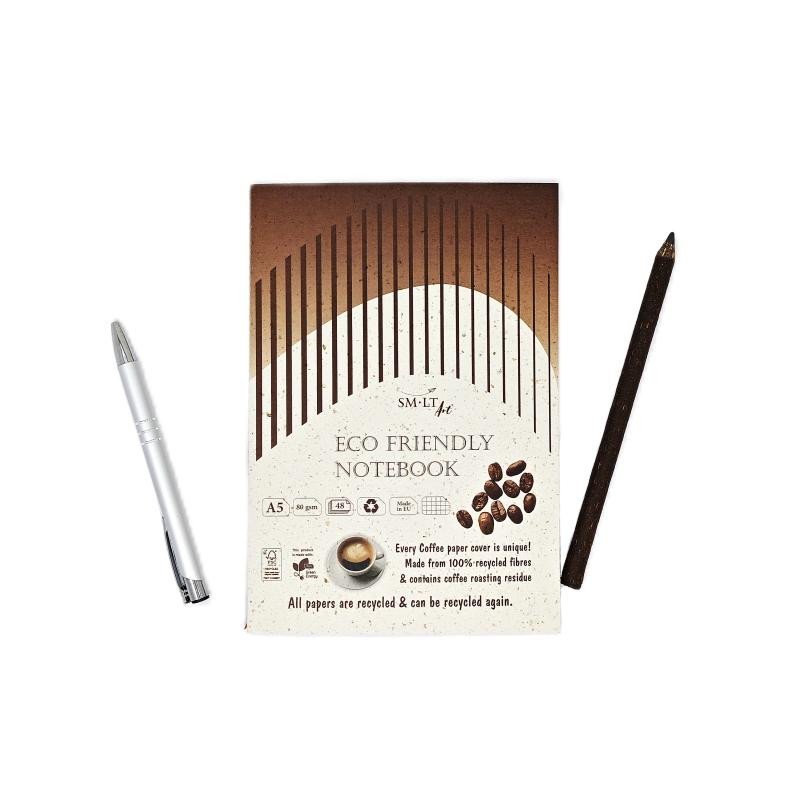 Product detail of SMLT Art Sešit ECO Coffee paper A5 - 48 listů