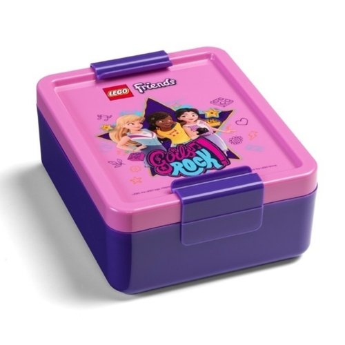 Levně Box na svačinu LEGO Friends Girls Rock - fialová
